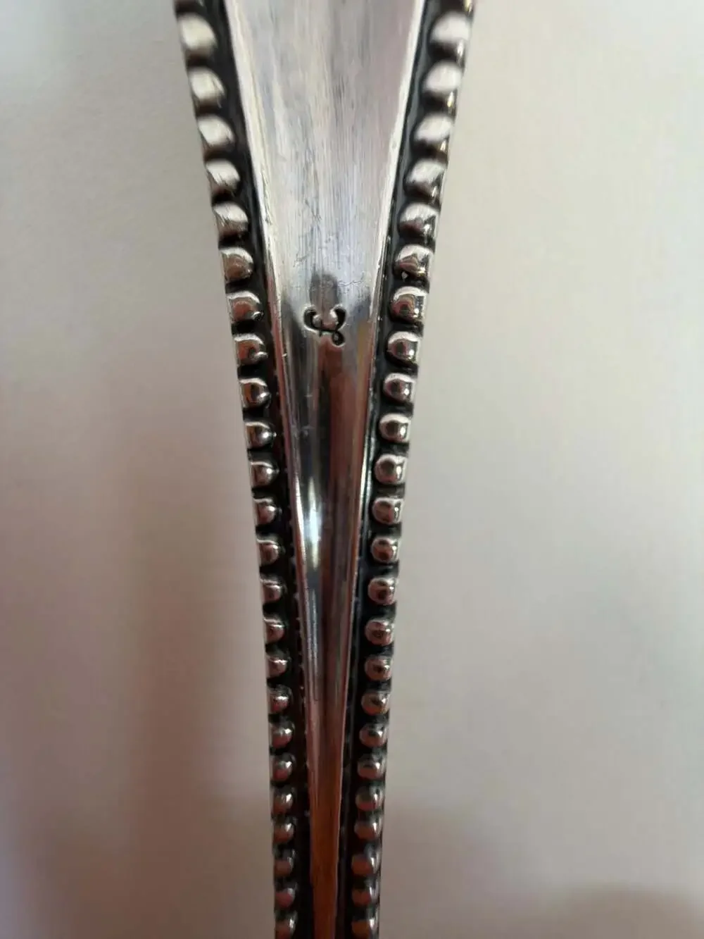 Vintage Silver Plated Floral Repousse Serving Spoon